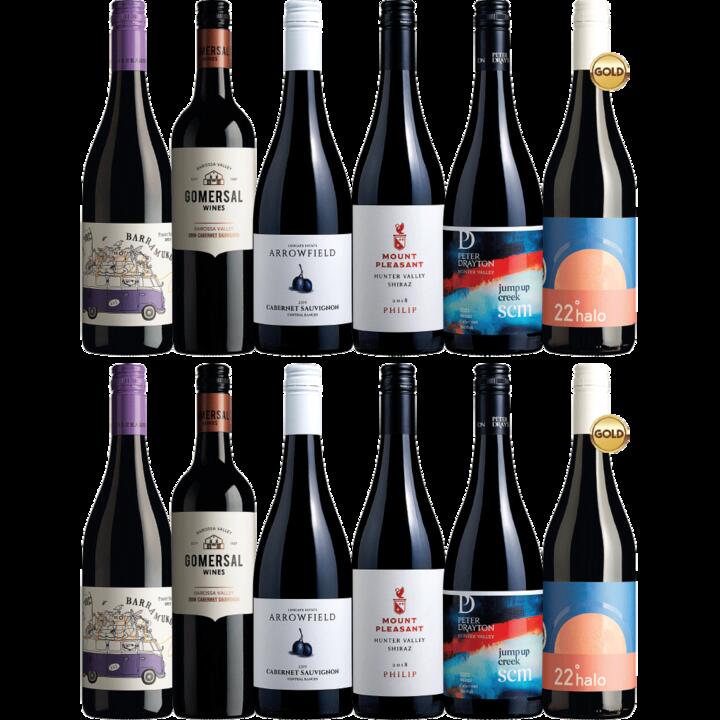 Value Plus Reds Dozen, Australia multi-regional Mixed Red Wine Case, Wine Selectors