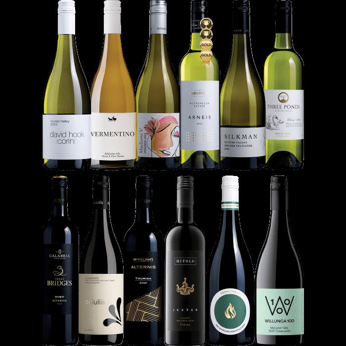 Meet the Makers Alternatives Mixed Dozen, Australia multi-regional Mixed Red and White Wine Case, Wine Selectors