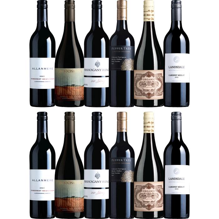 Big Bold Reds Dozen, Australia multi-regional Mixed Red Wine Case, Wine Selectors