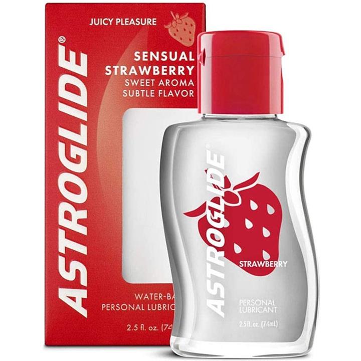 Astroglide Strawberry Flavoured Lubricant - 74ml