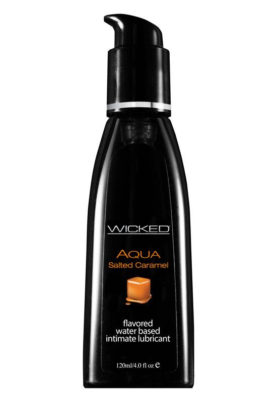 Wicked - Aqua Salted Caramel Flavoured Lube - 120ml