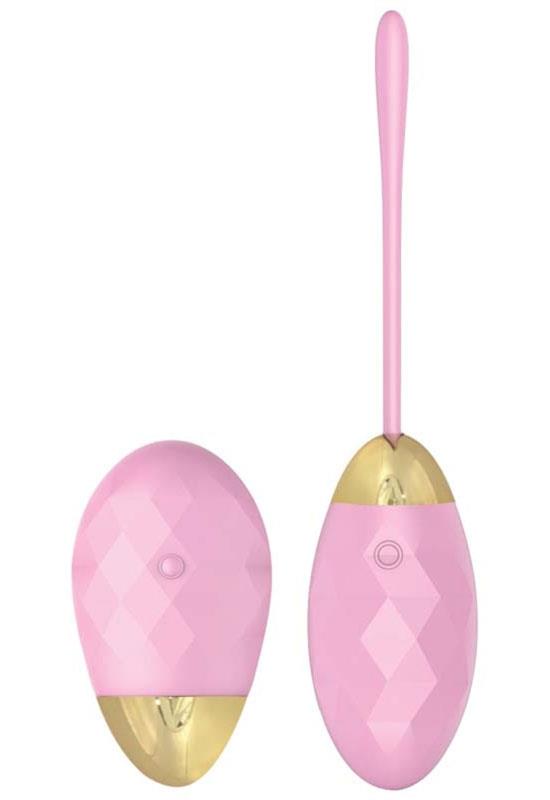 Diamonds - The Majesty Rechargeable Egg with Remote Control (Pink)