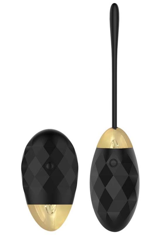 Diamonds - The Majesty Rechargeable Egg with Remote Control (Black)