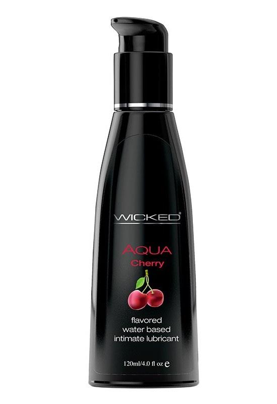 Wicked - Aqua Cherry Flavoured Lube - 120ml