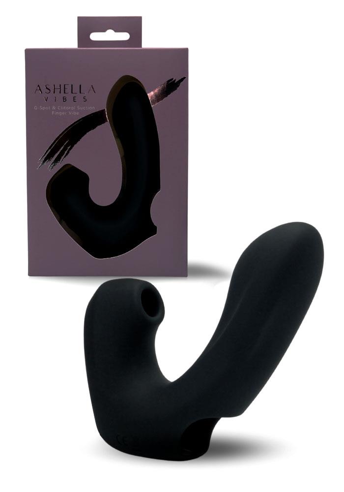 Ashella Vibes - G-Spot Clitoral Suction Finger Vibe