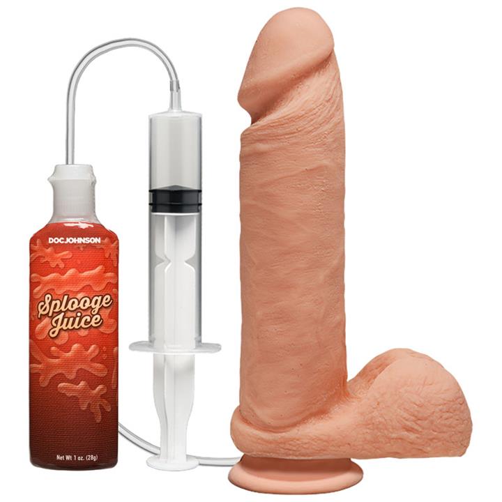 The D - Squirting 8 Inch Dildo with Balls