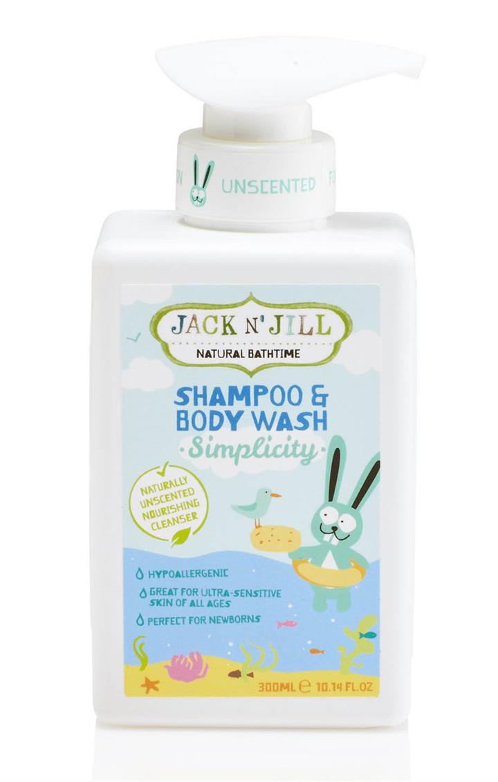 Jack N' Jill Shampoo and Body Wash 300ml Simplicity