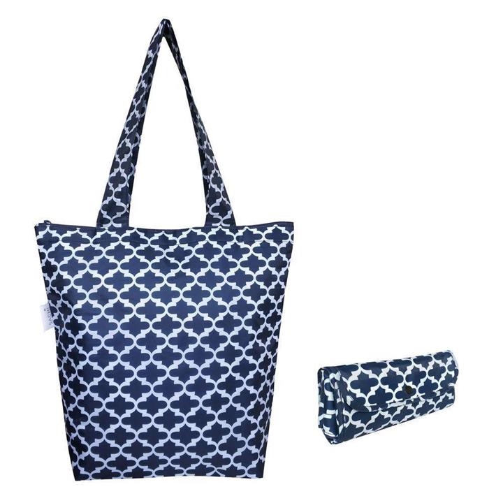 Sachi Insulated Market Tote Moroccan Navy