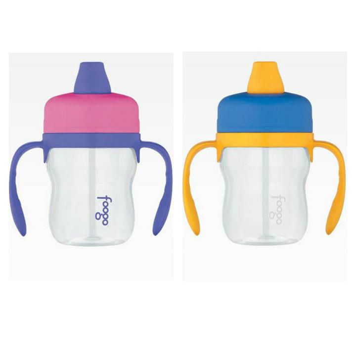 Foogo Thermos Soft Spout 235ml Sippy Cup With Handles Phase1