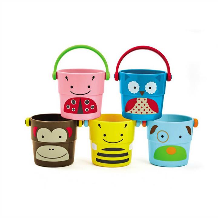 Skip Hop Zoo 5 Stack and Pour Buckets