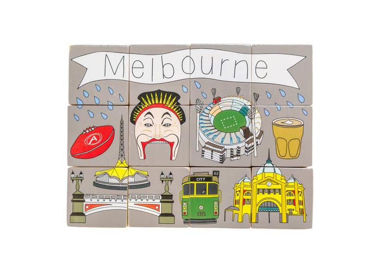 Make Me Iconic Melbourne Stacking Blocks