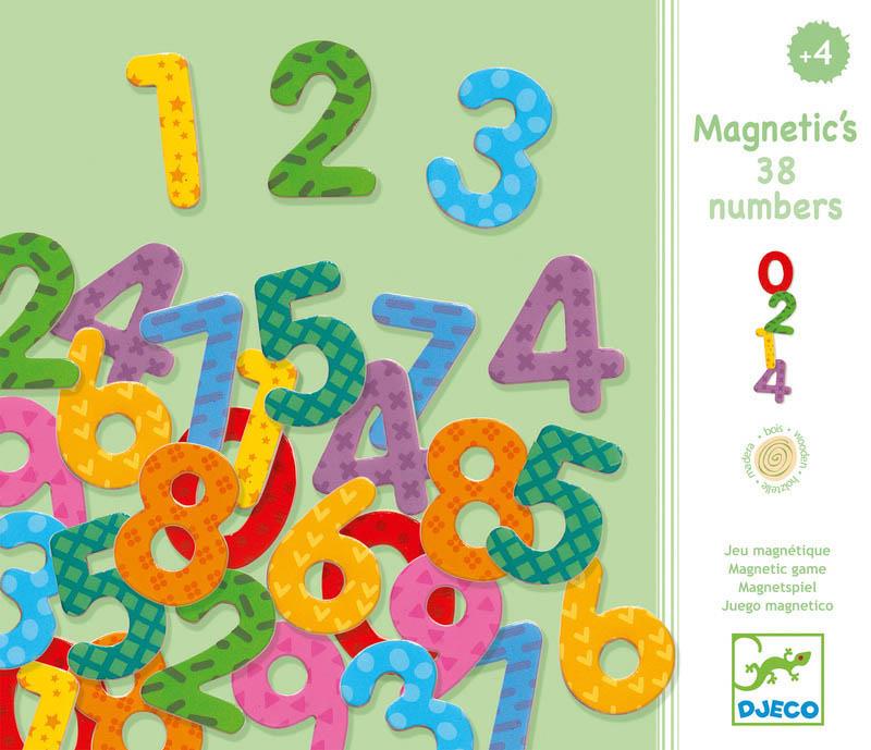Djeco 38 Magnetic Numbers Set