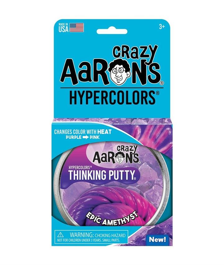 Crazy Aarons Hypercolor Thinking Putty Epic Amethyst