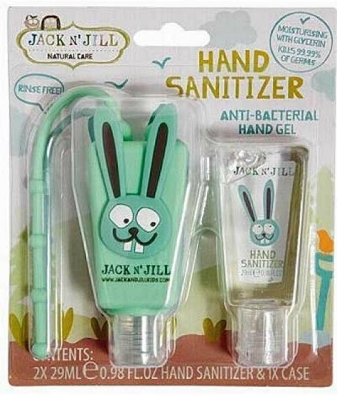Jack N Jill Bunny Hand Sanitiser 2pk and Holder