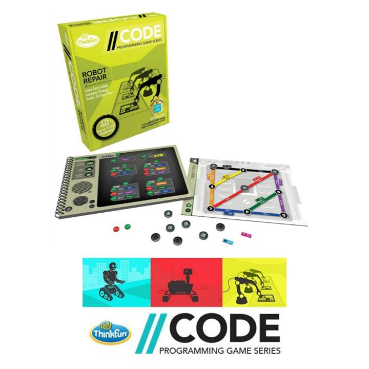 Thinkfun CODE Programming Series Robot Repair Game