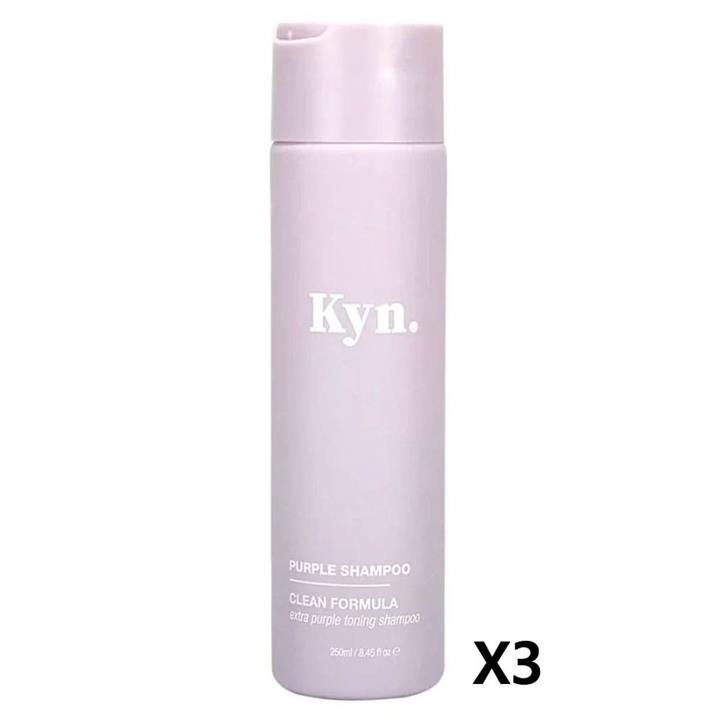 3x Kyn Purple Shampoo 250ml