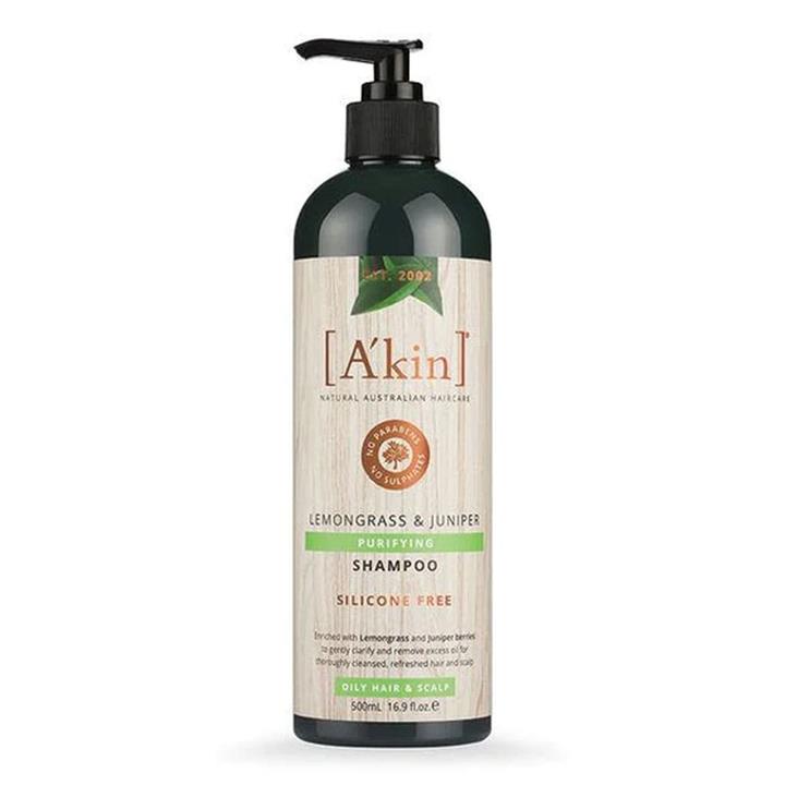 A'Kin Purifying Shampoo Lemongrass & Juniper 500ml