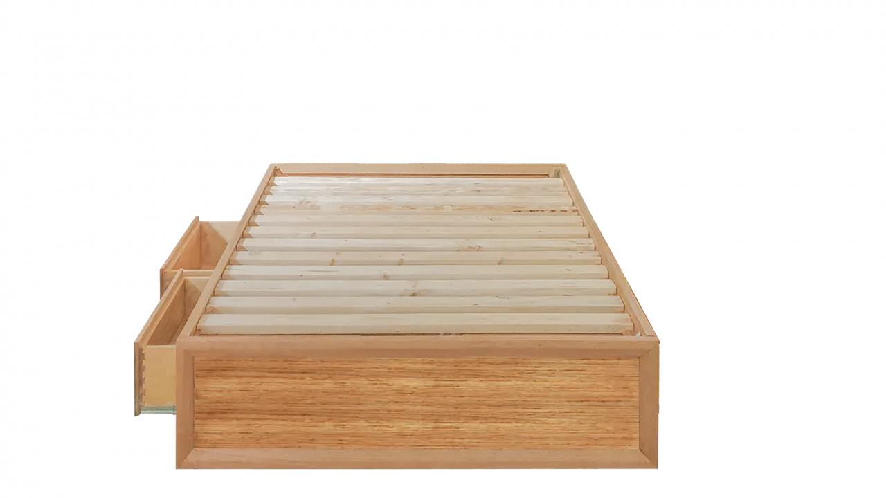 Clempton custom timber 4 drawers storage bed base