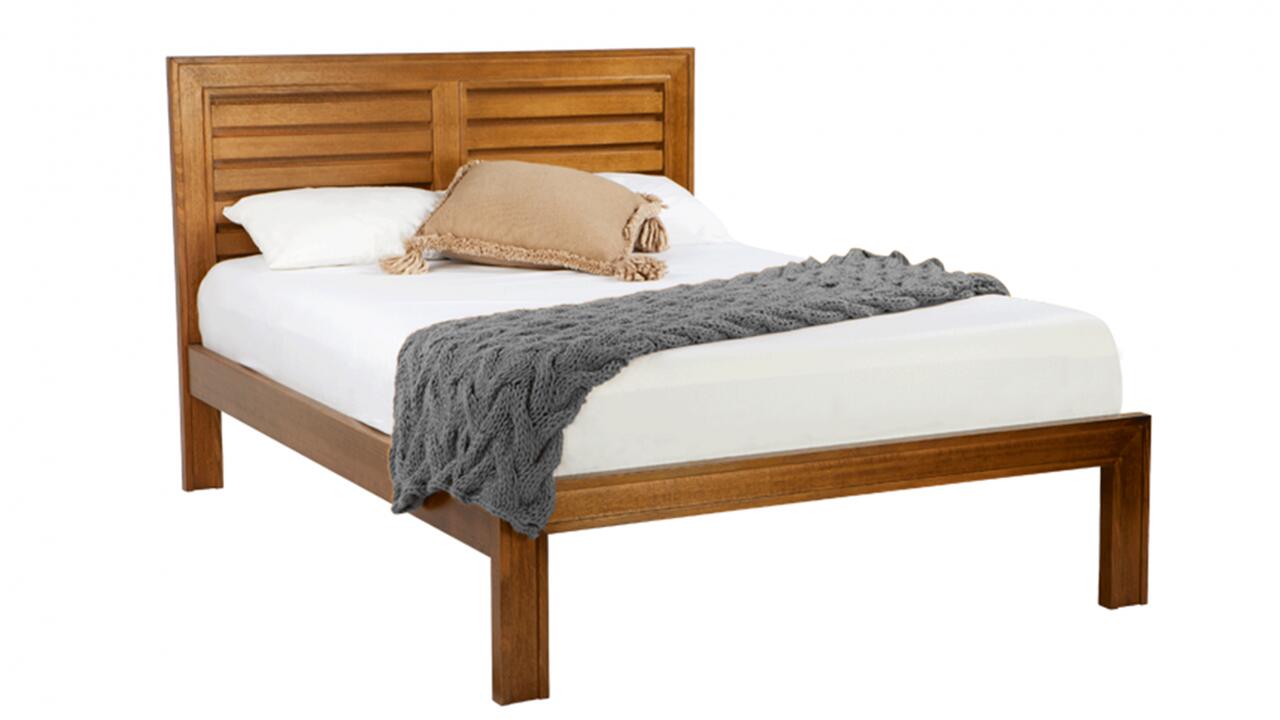 Cambridge custom timber bed frame discounted display model