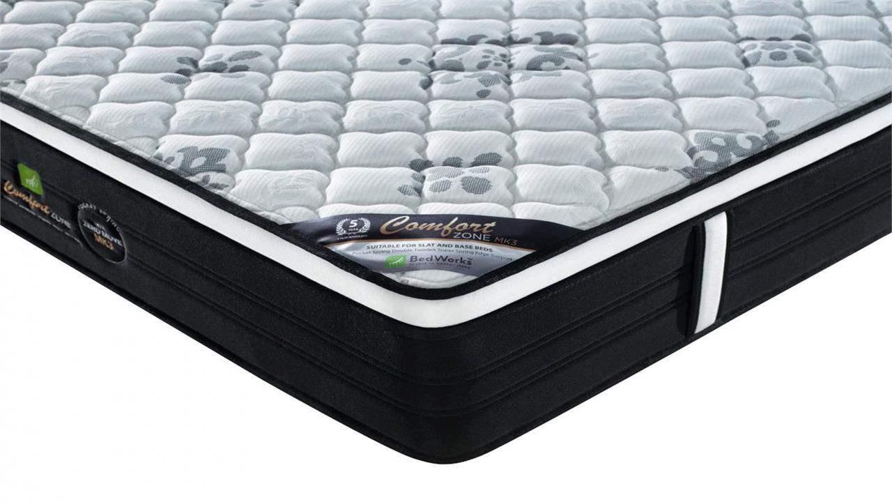 Comfort zone mk3 medium/firm pocket spring mattress