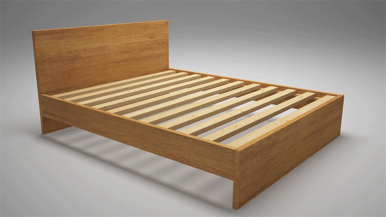 Lucia custom timber bed frame