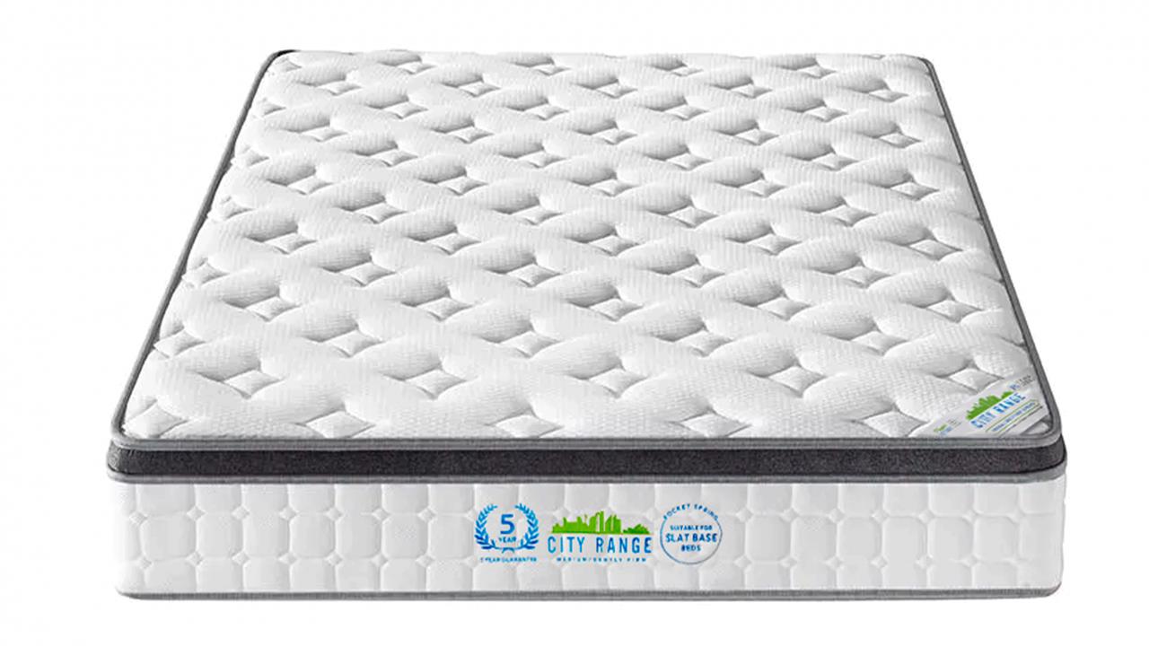 City range mk-05 medium/gently firm spring mattress + ensemble base