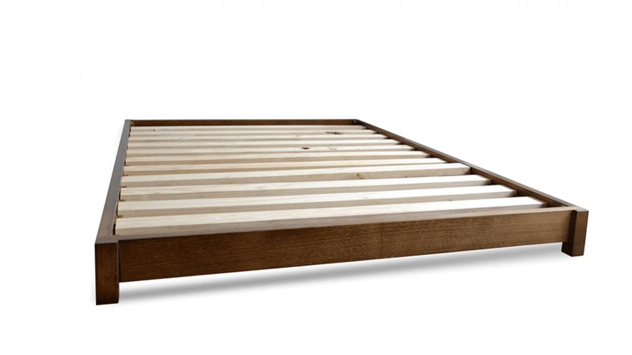 Cube custom timber bed base
