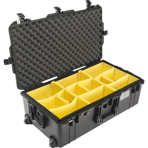 Pelican Case 1615 Air Black Wheeled w/ Padded Dividers