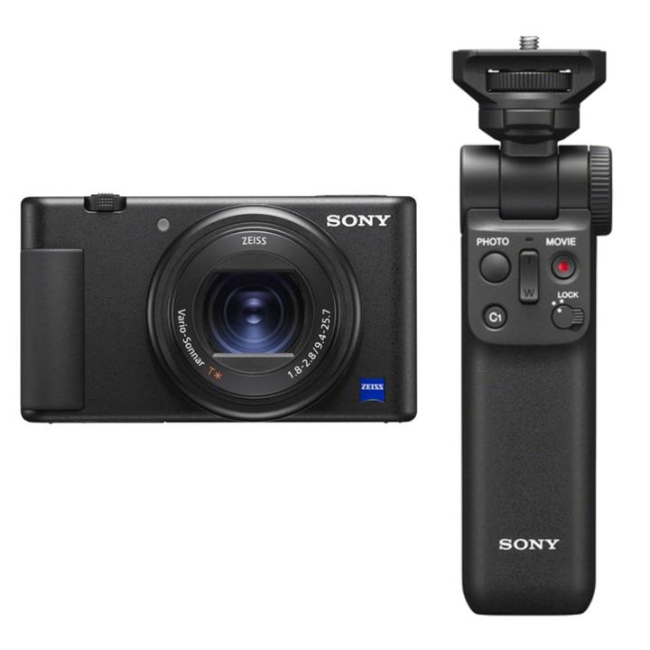 Sony Z-V1 Digital Compact Camera w/ GP-VPT2BT Bluetooth Shooting Grip Kit