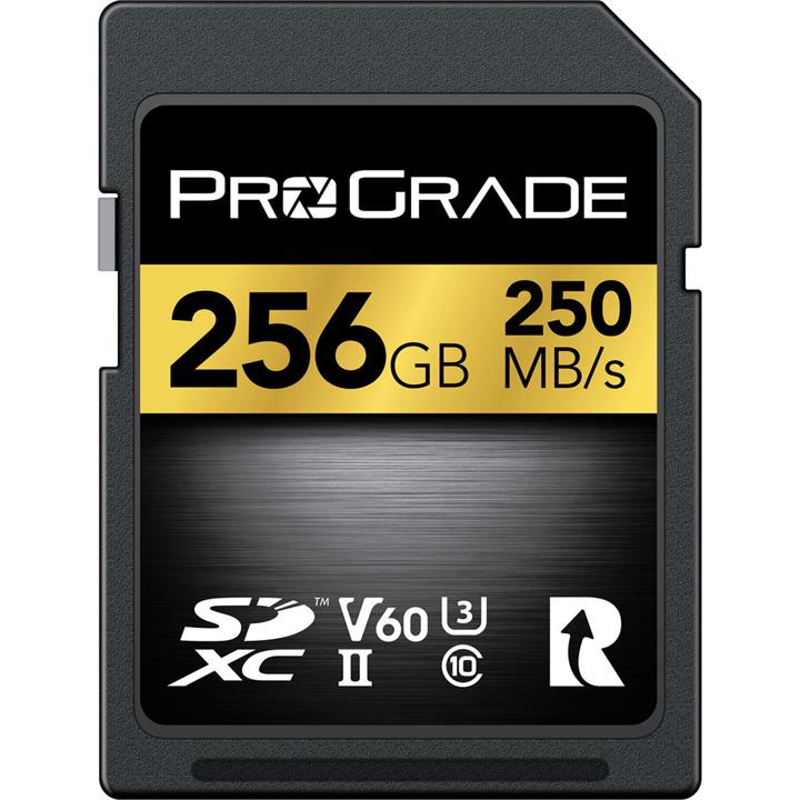 ProGrade Digital PGSD256GBKNA 256GB SDXC UHS-II V60 Memory Card (Gold)