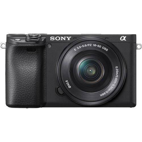 Sony Alpha A6400 w 16-50mm f/3.5-5.6 Lens - Black