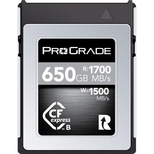 PGCFX650GCPNA 650GB CFexpress 2.0 Type B Cobalt Memory Card