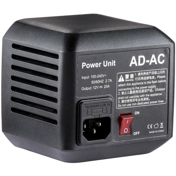 Godox AD-AC AC Power Source Adapter for Witstro AD600 AD600Bm AD600B