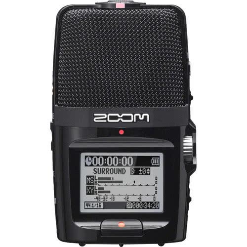 Zoom H2n Digital Handy Audio Recorder Black