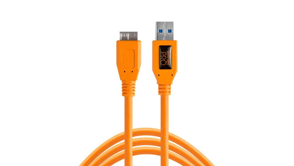 Tether tools TetherPro USB 3 Male to Micro-B 5 Pin 30cm - Orange | Black