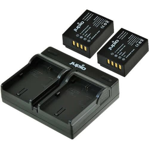Jupio Dual Batteries and Charger Kit for NP-W126S