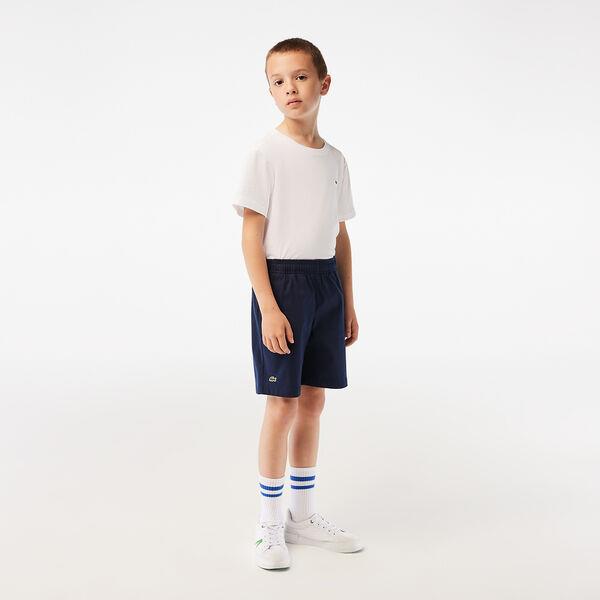 Boy's Lightweight Cotton Gabardine Bermuda Shorts