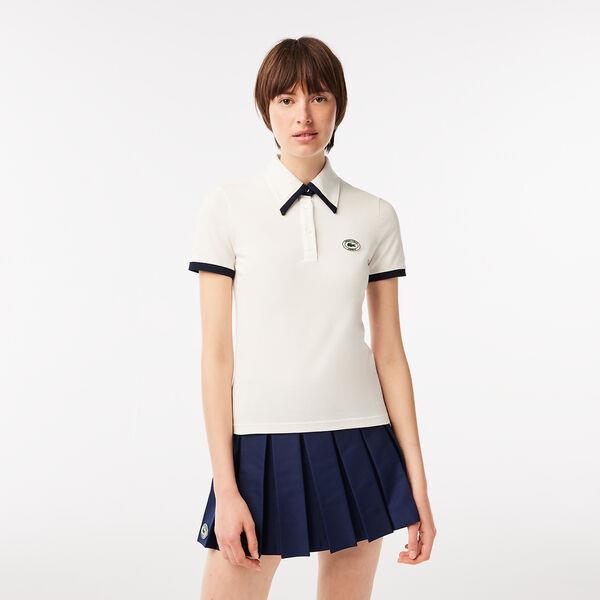 Lacoste x Sporty & Rich Contrast Collar Polo