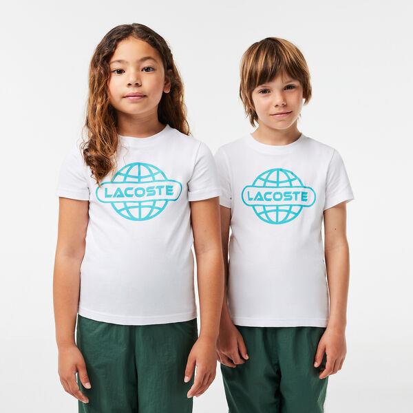 Kids' Cotton Jersey Planet Print T-shirt
