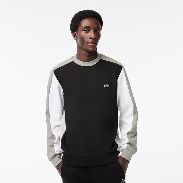 Men's Brushed Fleece Colourblock Jogger Sweatshirt