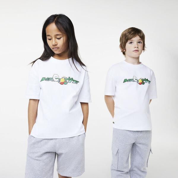 Kids' Branded T-Shirt in Organic Cotton Jersey