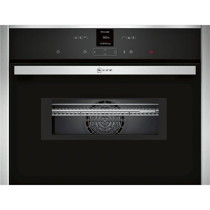 Neff N 70 Built-in compact oven with microwave function Stainless steel C17MR02N0B