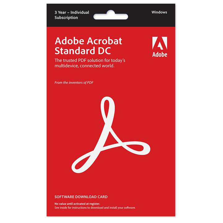 Adobe ADOBE ACROBAT STD DC 3YR ESD 9337694045293