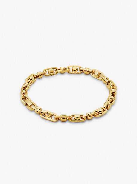 MK Astor Precious Metal-Plated Brass Link Bracelet - Gold - Michael Kors