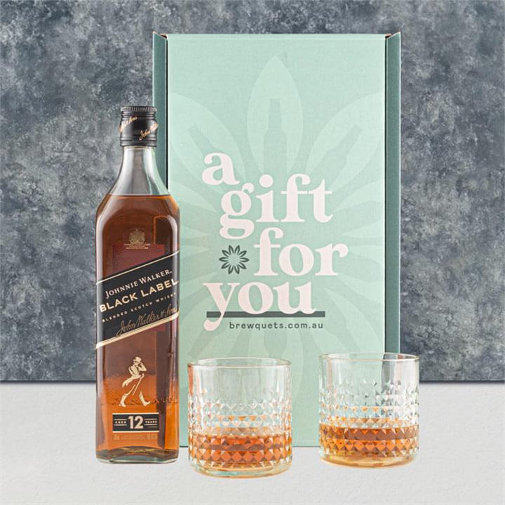 Johnnie Walker Black Label Whisky Gift Set