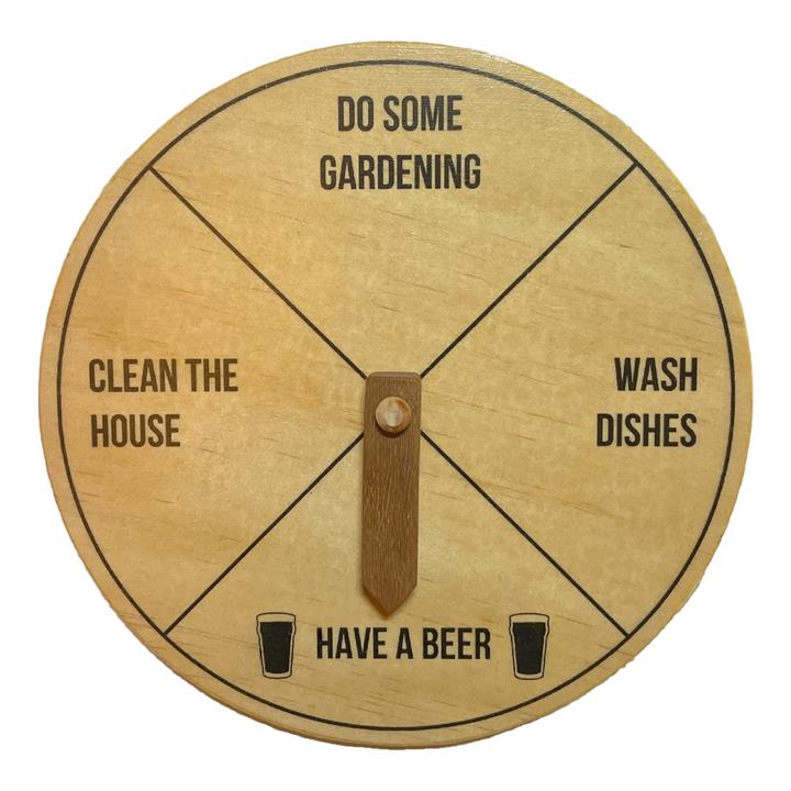 Beer Chore Wheel
