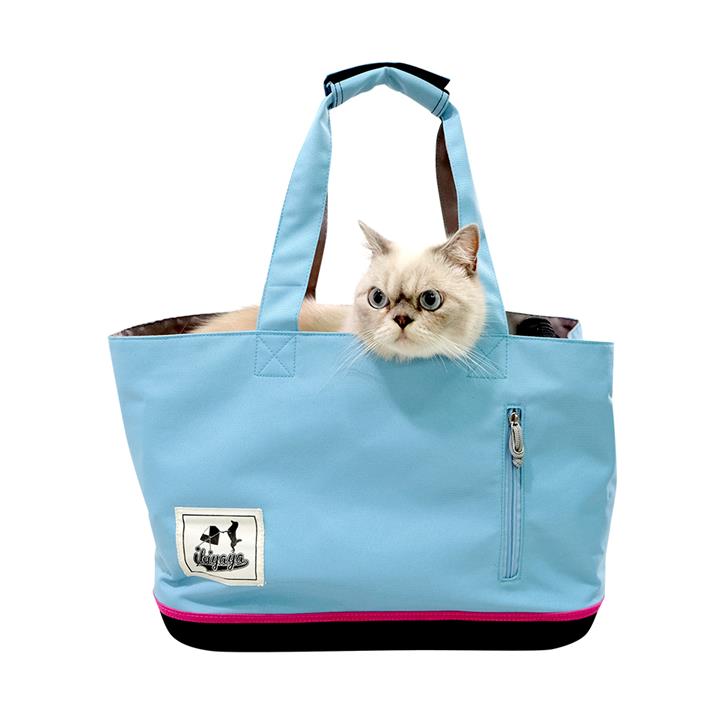 Ibiyaya Canvas Pet Carrier Tote for Pets up to 7kg - Sky Blue