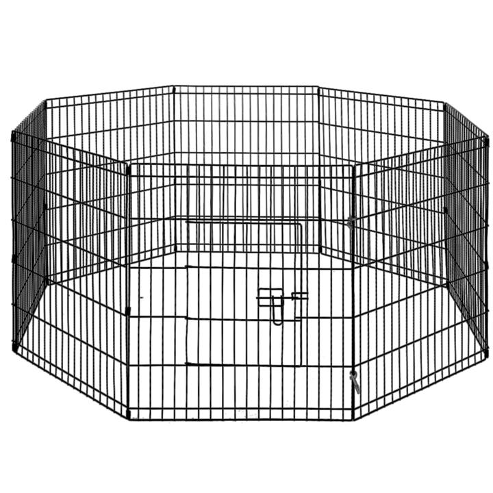 8 Panel Pet Dog Budget Playpen Puppy Exercise Cage Enclosure Play Pen Fence - Size 30