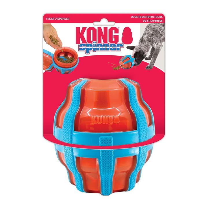 KONG Spinner NEW Interactive Treat Dispensing Dog Toy - Holds up to 4 Cups