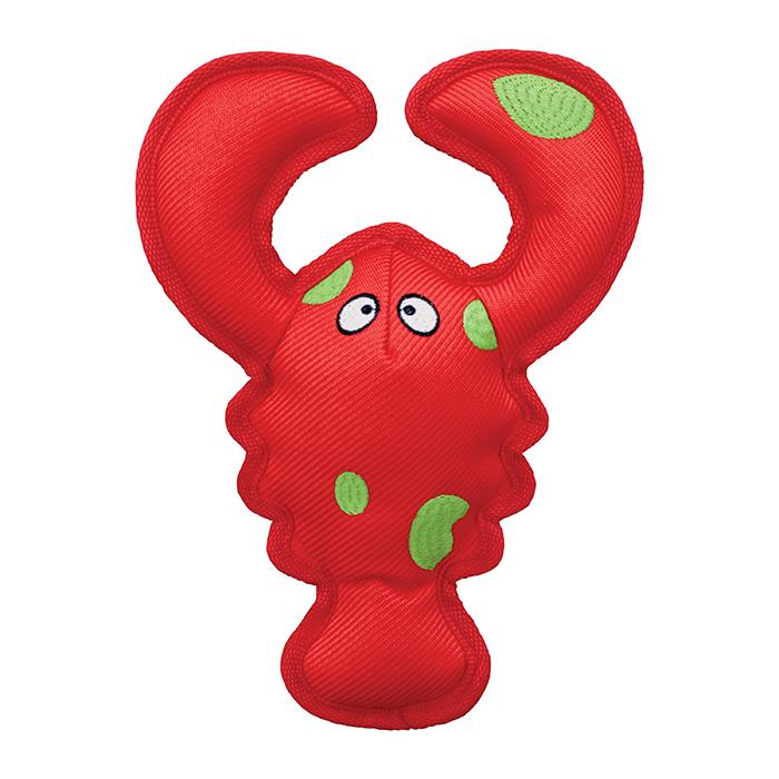 3 x KONG Belly Flops Floating Squeaker Dog Toy - Lobster